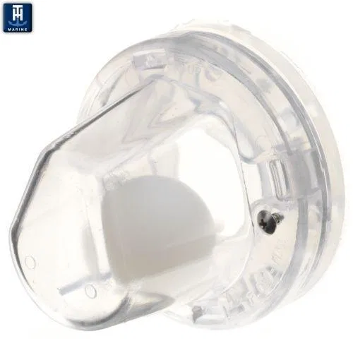 FMS-1-0-DP – T-H MARINE Scupper, Ball Scupper Fits 1-1/4 Inch Tubes Clear Single